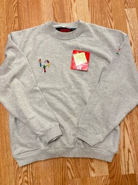 Pivot Rules Sweatshirt Men's Large Golf Embroidered Vintage 90s Pullover NWT